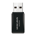 Adaptador de red inalámbrico USB Mercusys MW300UM, 2.4 Ghz, 300 Mbps