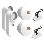 Kit de 2 Radios Mimosa C5x con 2 Antenas N5X16 de16 dBi, 4.9 - 6.4 Ghz, incluye POE