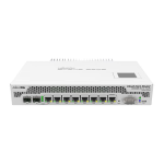 Cloud Core Router CCR1009-7G-1C-1S+PC (RouterOS L6) 2 Gb RAM, SPF+, 9 Núcleos, 1 Ghz