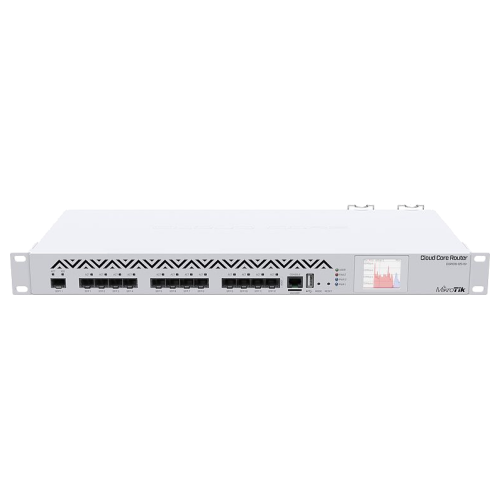 Cloud Core Rouerboard Mikrotik CCR1016-12S-1S+, 12 Ptos SFP, 1 Pto SFP+, Fuente Redundante