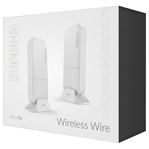 Kit de Enlace Mikrotik RBwAPG-60adkit, 60 Ghz, 100 Mts, L3, 1 Gbps