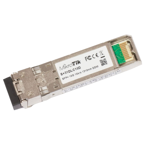 Transceptor MiniGbic SFP+ 10G LC Duplex para fibra Mono Modo 10 Kms