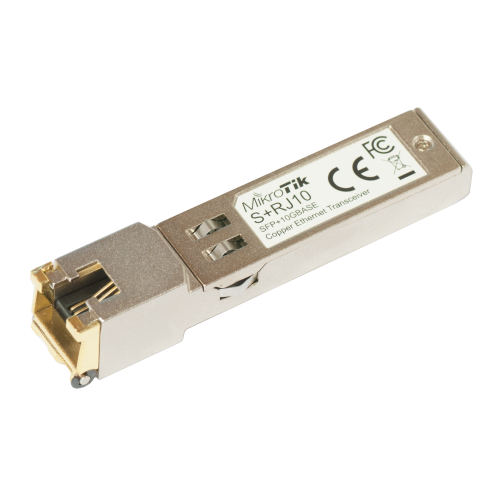 Módulo RJ45 Mikrotik S+RJ10, SFP+, 10 Gb, 30 Mts