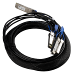 Cable Divisor de Fibra Mikrotik XQ+BC0003-XS+, QSFP28 a 4 x SFP28 de 25 Gbps, 3 Mts