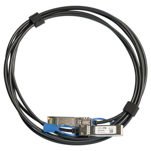 Cable Mikrotik XS+DA0001, Conexión Directa SFP/SFP+/SFP28 (1, 10 y 25 Gb), 1 Mt