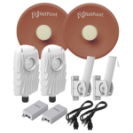 PTP Pack de 2 Radios Mimosa B5x y 2 Antenas NetPoint NP-PRO-S, 27 DBi, 4.9 a 6.4 Ghz