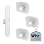 WISP Pack Ubiquiti Litebeam, Sectorial 120 grados y 3 CPE's Litebeam AC Gen2