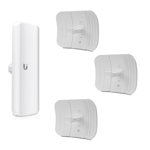 WISP Pack Ubiquiti Litebeam, Sectorial GPS 90 grados y 3 CPE's Litebeam M5-23