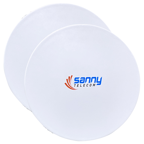 Pack de 2 Antenas Direccionales Sanny STD6G23M2-2PK, MIMO 2x2, 4.9-6.5 Ghz, 23 dBi, 36 cms, Conectores N