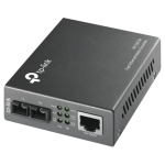 Convertidor de Medios TP-Link MC100CM, 1 Pto 10/100 Mbps, Conector de Fibra SC, 2 Km