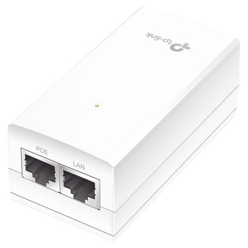 Inyector PoE TP-Link TL-POE2412G, 24V Pasivo, 12W, 2 Ptos Gb, Montable en Pared