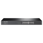 Switch TP-Link TL-SG1016, 16 Ptos Gb, No Administrable, para rack 1U