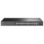 Switch TP-Link TL-SL2428P, 24 Ptos PoE+ 10/100 Mbs, 2 Ptos Gb, 2 Ptos SFP, 250W, JetStream, Omada