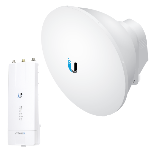 Kit de Ubiquiti airFiber 5X HD (AF-5XHD) y Antena airFiber AF-5G23-S45, 23 dBi, 5 Ghz