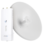 Kit Ubiquiti AirFiber AF5X-HD con Antena AF-5G30-S45, 5 Ghz, 30 dbi, MIMO 2x2