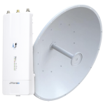 Kit de Ubiquiti Airfiber AF5X-HD y Antena AF-5G34, 34 dBi Slant-45