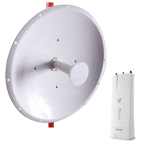 Kit de Ubiquiti airFiber 5X HD (AF-5XHD) y Antena NetPoint NP2, 34 dBi, 4.9 a 6.2 Ghz
