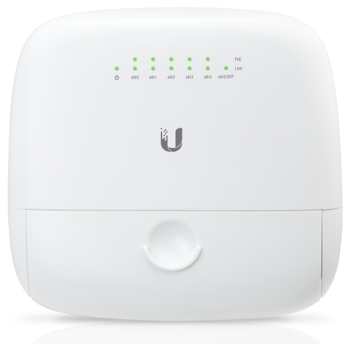 Switch PoE para Exterior Ubiquiti EdgePoint EP-R6, 5 Ptos Gb, 1 SFP