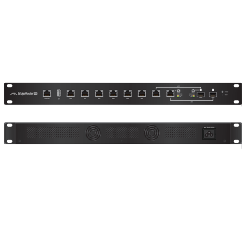 Ruteador EdgeRouter PRO 8 Puertos Gigabit + 2 SPF