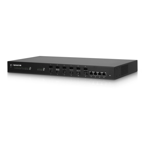 Switch Ubiquiti EdgeSwitch ES-16-XG, 12 Ptos SFP+ de 10 Gb, 4 Ptos Gb