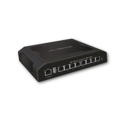 Ubiquiti EdgeSwitch 8XP, 8 Ptos Gb con PoE 24/48 Volts