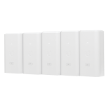 Pack de 5 Unidades Ubiquiti POE-24-12W-5P, 24 V, 0.5 Amp, Gigabit, Blanco