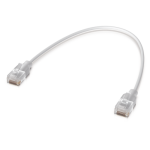 Pack de Patch Cord Ubiquiti UniFi UACC-CABLE-PATCH-EL-0.15M-W-24, 24 Piezas, 15 cm, RJ45 Transparente, UniFi Etherlighting
