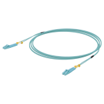 Jumper Ubiquiti UACC-OFC-MM-3M, de Fibra Óptica Multimodo LC-LC duplex 10 G, 50/125 OM3, Color Aqua, 3 Metros