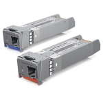 Kit de Módulos SFP+ UFiber UACC-OM-SM-10G-S-2, MiniGbic, Monomodo, 10 Gbps, 10 Km, Conector LC