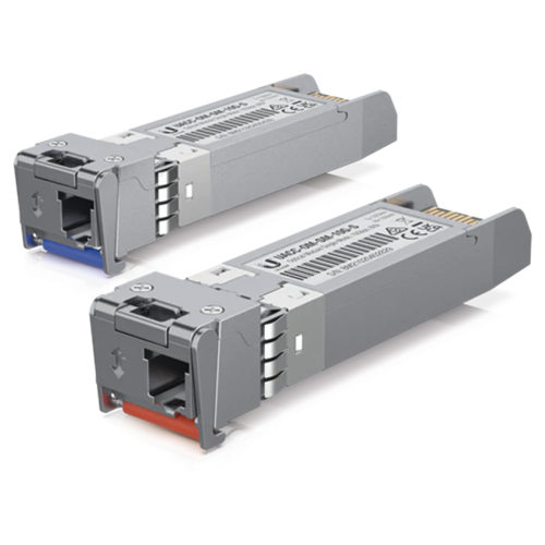 Kit de Módulos SFP+ UFiber UACC-OM-SM-10G-S-2, MiniGbic, Monomodo, 10 Gbps, 10 Km, Conector LC