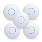 Pack de 5 Ubiquiti UniFi UAP-AC-HD-5, de Alta Densidad, 500 Usuarios, para Exterior, Banda Dual