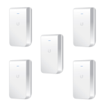 Ubiquiti UniFi AC IW para pared 2.4/5 Ghz, 802.3 AF, 3 Ptos Gb en Pack de 5
