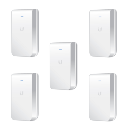 Ubiquiti UniFi AC IW para pared 2.4/5 Ghz, 802.3 AF, 3 Ptos Gb en Pack de 5