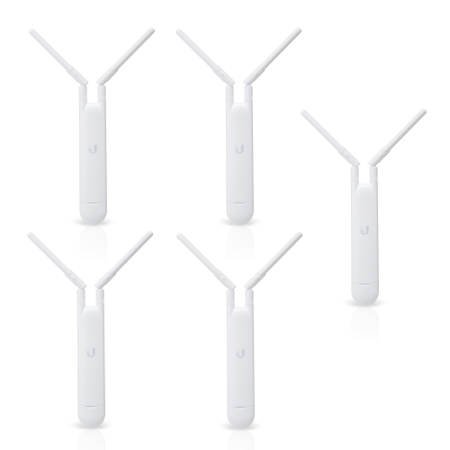Pack de 5 Antenas UniFi AC Mesh para Interior / Exterior, Banda Dual, MIMO 2x2