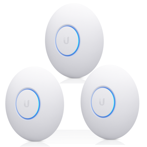 Pack de 3 Unifi UAP-nanoHD, Interior, Radio Dual 5/2.4 Ghz, 300/1733 Mbps