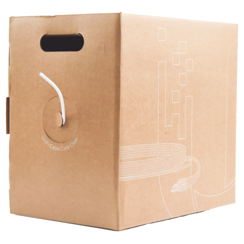 Bobina de Cable UTP Ubiquiti UniFi U-CABLE-C6-CMP, Cat6, 23 AWG, Interior, Blanco, 305 Mts
