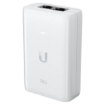 Inyector PoE Ubiquiti U-POE-AT, 48 Vcd, 0.65 A, Pto Gb, PoE+, 30 W