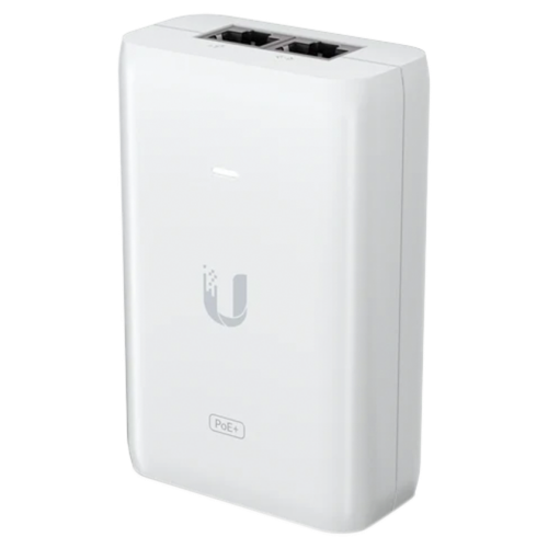 Inyector PoE Ubiquiti U-POE-AT, 48 Vcd, 0.65 A, Pto Gb, PoE+, 30 W
