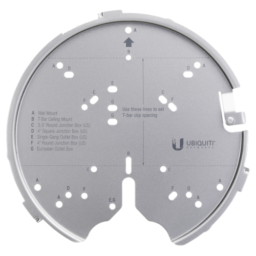 Montaje Ubiquiti UniFi U-PRO-MP, para UAP-AC-PRO UAP-AC-HD y UAP-AC-SHD