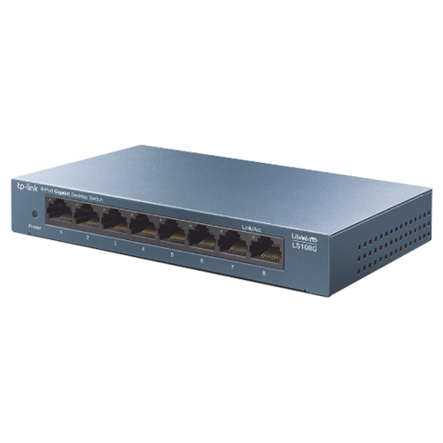 Switch TP-Link LS108G, 8 Ptos Gb, Carcasa Metálica