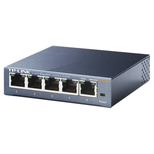 Switch TP-Link TL-SG105, 5 Puertos Gigabit, Carcasa Metálica
